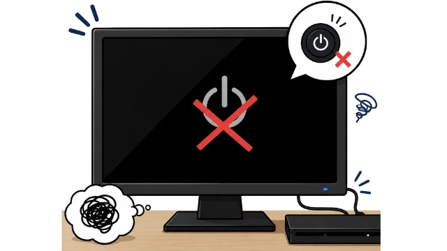 電源が入らないのイメージ