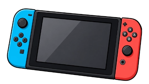 携帯ゲーム機のイラスト